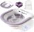 Sitz Bath，Electric Sitz Bath for Toilet, Portable and Collapsible Sitz Bath Tub for Hemorrhoids & Postpartum Care, Wide Seat for Home Use, Easy Storage (Purple)