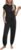 Ekouaer Pajamas for women 2 Piece Lounge Set Cap Sleeve Sleepwear Joggers Pants Pjs with Pockets S-XXL