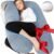 Chilling Home Pregnancy Pillows – U Shaped Maternity Pillow for Pregnant Women with Velvet Removable Cover – 55 inch Pregnancy Pillows for Sleeping – Body Pillows for Adults Full Support – Grey