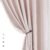 Treatmentex Pompom Blackout Curtains for Bedroom Pink Girls 84 inch Energy Efficient Thermal Insulated Living Room Darkening Curtain Panels for Kitchen Nursery Room 52″ w x2 Panels Rod Pocket
