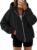 Trendy Queen Womens Zip Up Hoodies 2026 Oversized Sweatshirt