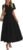 BTFBM Womens Summer 2025 Casual Midi Maxi Dresses Lightweight Short Sleeve V Neck Elastic Waist Boho Beach Dress Pockets