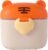 Liname Milk Formula Container – Powdered Milk and Baby Formula Dispenser, Baby-safe BPA-free Travel Food Storage with Strap Handle, Leveling Scraper, Scoop & Compartment – Tiger Design, 230g Capacity
