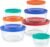 Pyrex Simply Store (7-Pack) Glass Food Storage Containers Set, (1, 2, 4 & 7 Cup) Meal Prep Containers With BPA-Free Lids, Dishwasher & Microwave Safe