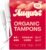 August Super + Regular Tampons – 72-Pack (36 + 36) 100% Organic Cotton Tampons for Women and Anyone Who Menstruates, Non-Toxic, Fragrance-Free, and Hypoallergenic with Long Applicators