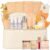 33 pcs Valentines Day Gifts for Women, Orange Facial Kit, Skin Care Gift Set, Self-Care Kit, Spa & Bath & Body Basket Gift, Beauty Bag, Face Gel Mask, Pampering Kit, Birthday Gift, Mother Day