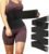 Upgraded Waist Trainers For Women Belly Fat,Postpartum Belly Wrap For Tummy Control,Bandage Wrap Waist Trainer Black