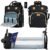Diaper Bag Backpack for Mom and Dad, Large Capacity Baby Travel Bag with USB Charging Port, Waterproof Foldable Baby Bag for Boys and Girls, Stylish Maternity Backpack for Travel & Hospital，Black