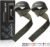 SKDK Cotton Hard Pull Wrist Lifting Straps Grips Band-Deadlift Straps with Neoprene Cushioned Wrist Padded and Anti-Skid Silicone – for Weightlifting, Bodybuilding, Xfit, Strength Training