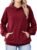 Zeagoo Womens Fleece Hoodies Soft Midweight Casual Hooded Sweatshirts Fall Winter Pullover Tops Kangaroo Pocket