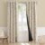 Vangao Yellow Nursery Curtains for Girls Room Easter Floral Blackout Curtains 84 Inch Length Farmhouse Drapes for Bedroom Room Darkening Flower Patterned Window Treatment for Kids Set of 2