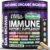 Organic Immune Support with PAU D’Arco Garlic Cayenne Pepper Oregano Ginger Grapefruit Onion Black Seed Sea Moss Black Pepper Zinc Eucalyptus Vitamin C Vitamin D Organic Soursop by Clean Nutra